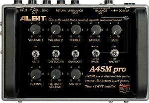 【在庫有り・即納可能】 ALBIT / A45M pro GUITAR PRE-AMP JTM45タイプ プリアンプ アルビット 日本製 Made in Japan