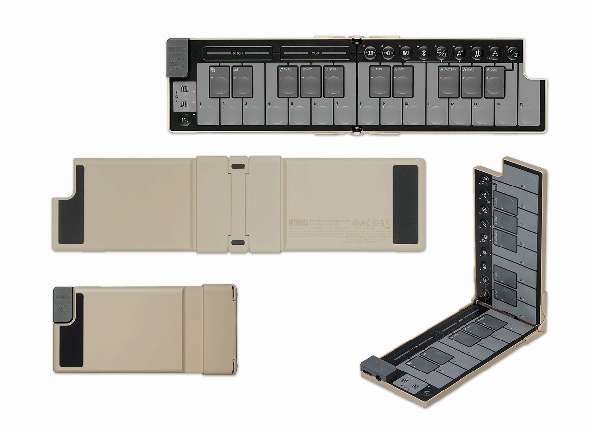 KORG / nanoKEY Fold SB (Sand Beige) FOLDABLE MIDI KEYBOARD コルグ