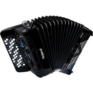 Roland ローランド / V-Accordion FR-1XB BK ブラック Vアコーディオン ボタン鍵盤タイプ【お取り寄せ商品】《納期別途ご案内》