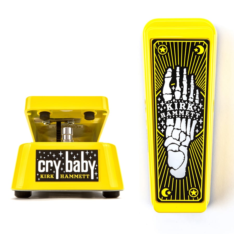 Jim Dunlop / KH95Y Kirk Hammett Cry Baby Wah Yellow Sparkle