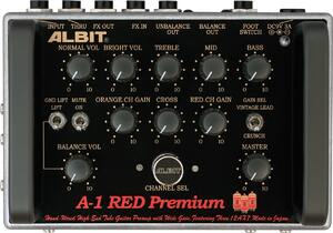 ALBIT / A-1 RED Premium GUITAR PRE-AMP プリアンプ アルビット 日本製 Made in Japan