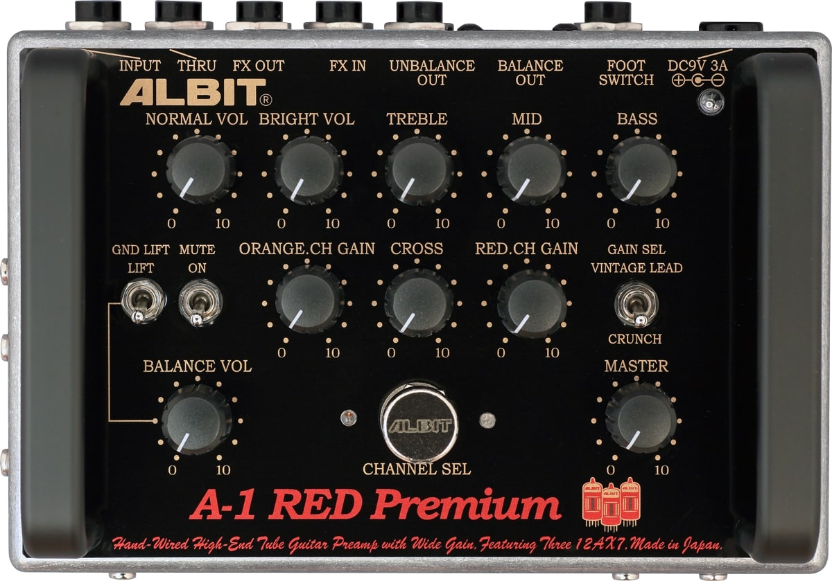 ギター Albit A-1 RED Premium ALBIT / A-1 RED Premium GUITAR PRE-AMP プリアンプ アルビット 日本