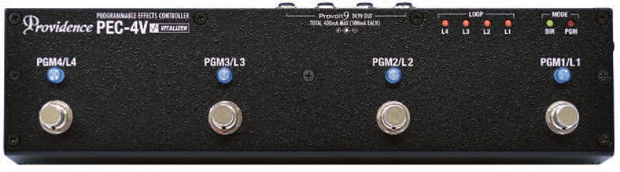 【未使用品】Providence PEC-4V プログラマブルスイッチャー Providence / PEC-4V Programmable Effects Controller プログラマブル
