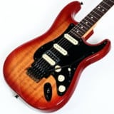 Fender / ISHIBASHI FSR MIJ Hybrid II Stratocaster HSS Koa Top Black Hardware フェンダー