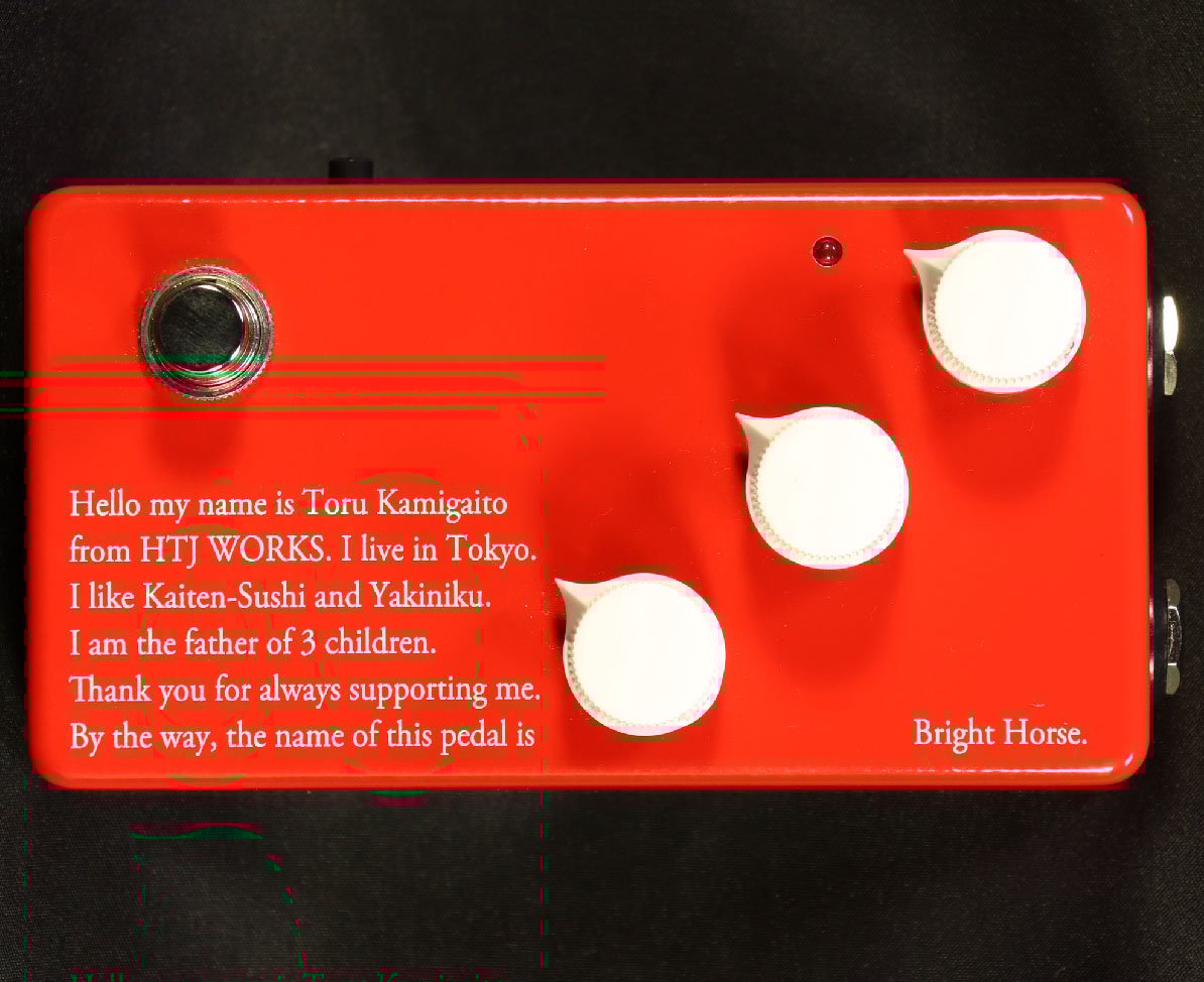 HTJ-WORKS / -Bright Horse- Over Drive Red Color 【イシバシ楽器限定