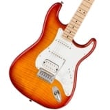 Squier by Fender / Affinity Series Stratocaster FMT HSS WhiteMaple  Pickguard Sienna Sunburst