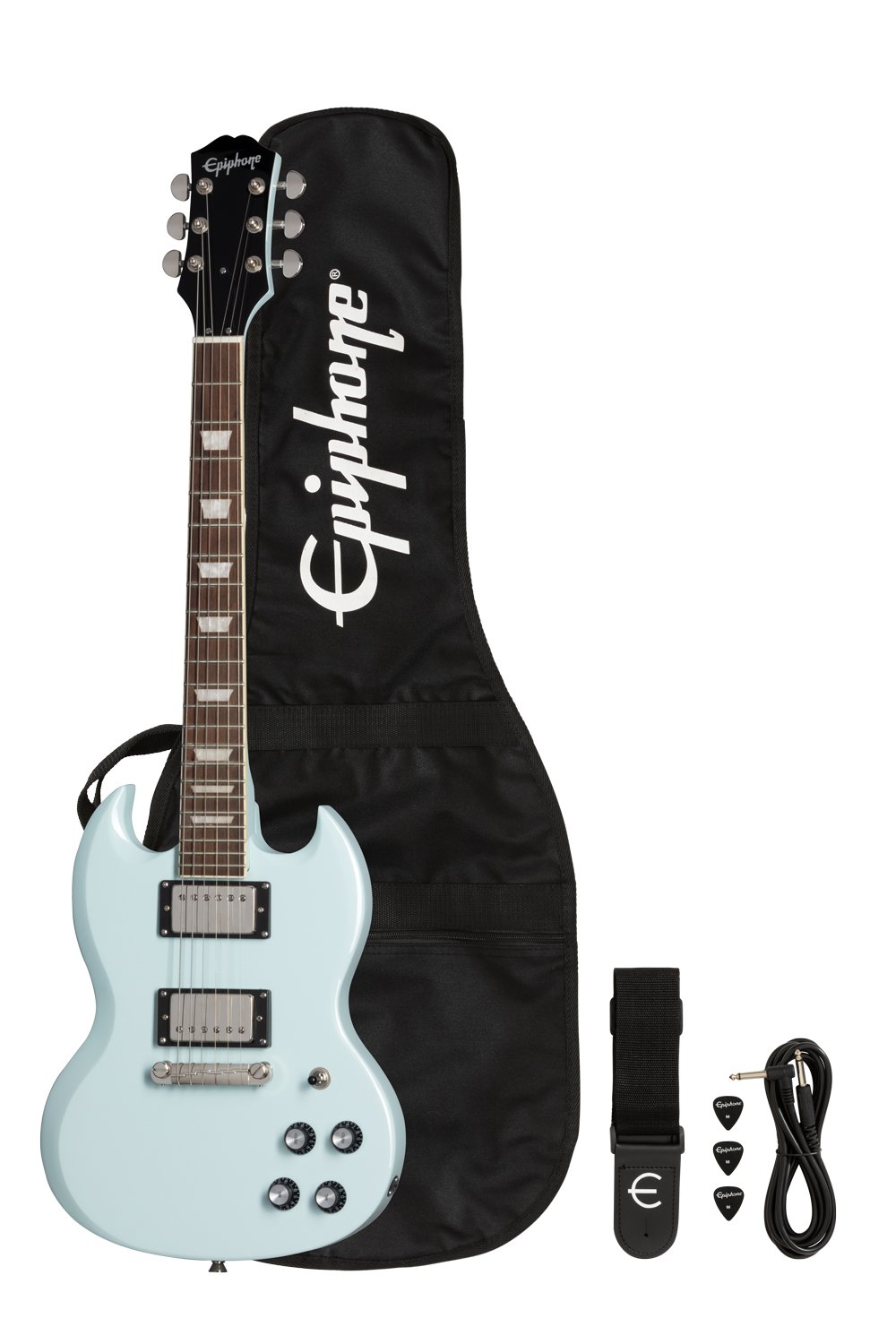 Epiphone / Power Players SG Ice Blue エピフォン 【ギグバッグ