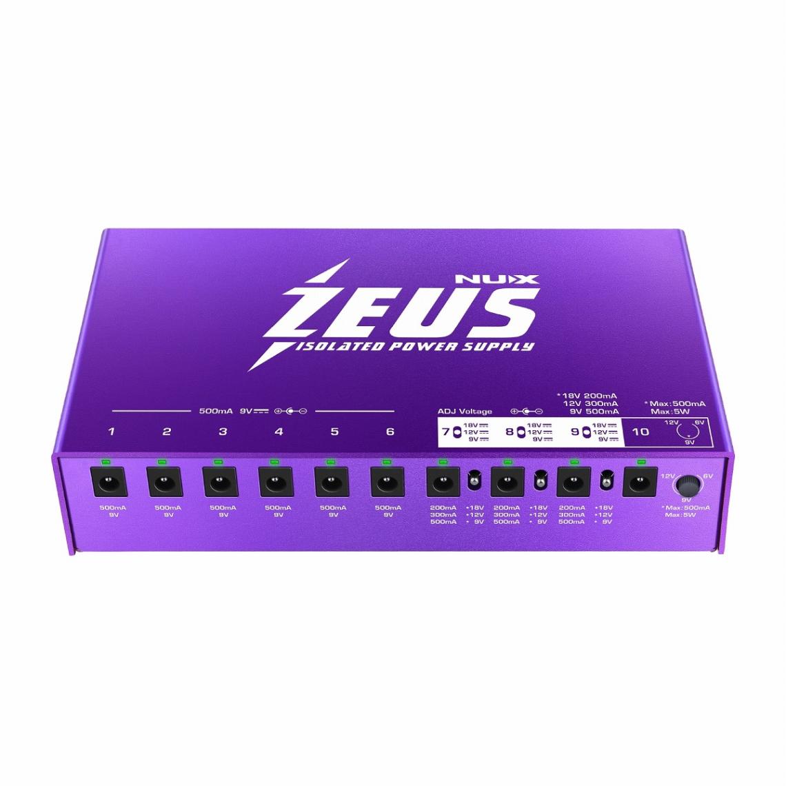 NUX / ZEUS フルアイソレーテッド パワーサプライ【国内正規品