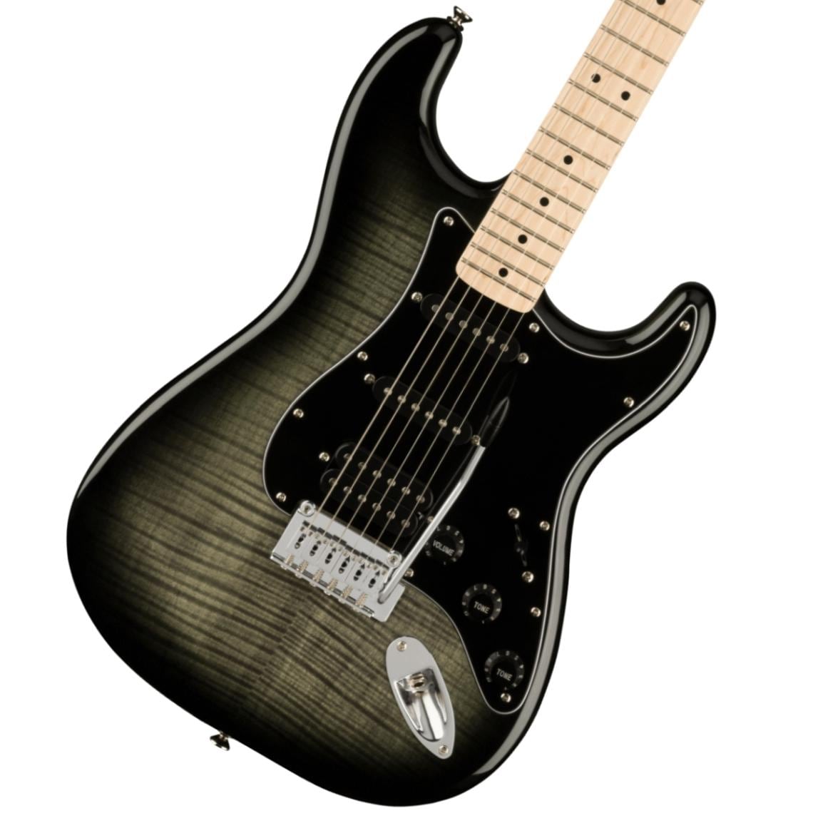 Squier Standard Stratocaster FMT ソフトケース付 Squier by Fender / Affinity Series Stratocaster FMT HSS Black