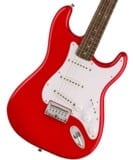Squier by Fender / Sonic Stratocaster HT Laurel Fingerboard White Pickguard Torino Red スクワイヤー エレキギター