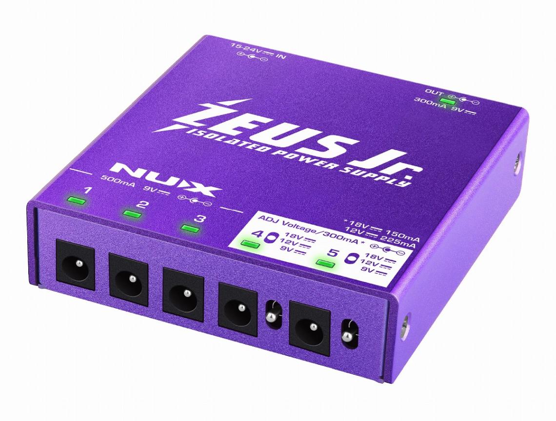 NUX ZEUS ISOLATED POWER SUPPLY パワーサプライ NUX / ZEUS Jr. フルアイソレーテッド パワーサプライ【国内正規品