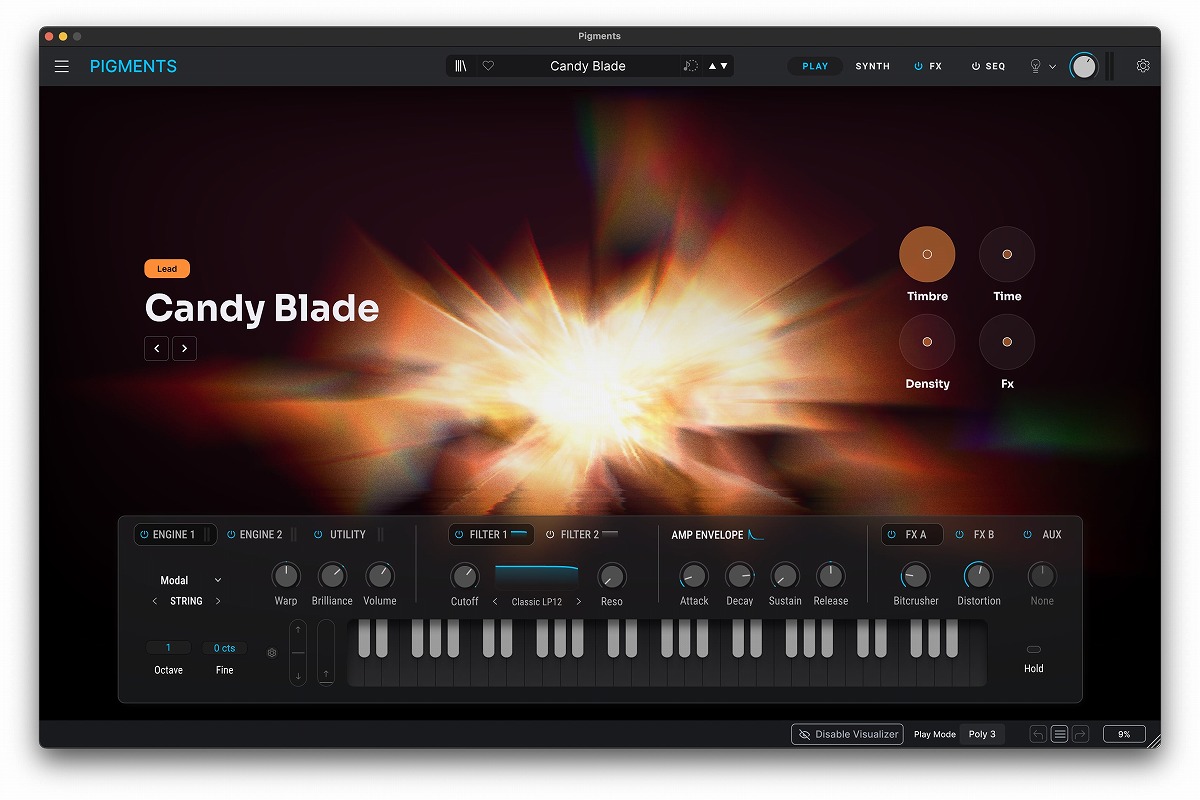 Arturia アートリア / Pigments LICENSE (Pigments 7)【ダウンロード版 メール納品 代引き不可】