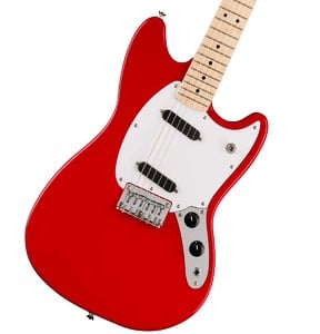 《WEBSHOPクリアランスセール》Squier by Fender / Sonic Mustang Maple Fingerboard White Pickguard Torino Red スクワイヤー エレキギター