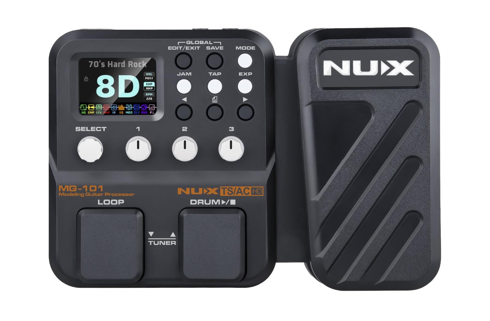 NUX MG-101【一回のみ使用・超美品】 数量限定新品特価】NUX / MG-101 Modeling Guitar Processor マルチ