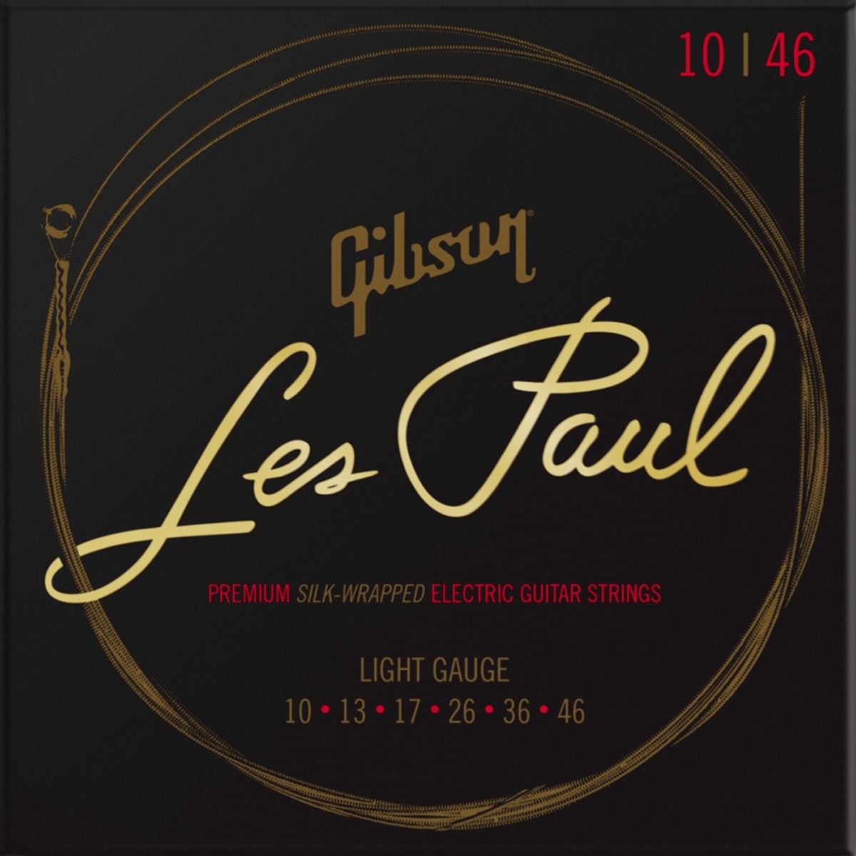 Gibson / Les Paul Premium Electric Guitar Strings Light Gauge 10-46 ギブソン エレキギター弦 