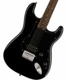 Squier by Fender / Sonic Stratocaster HT H Laurel Fingerboard Black Pickguard Black スクワイヤー エレキギターの商品ページ