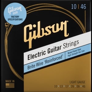 Gibson / SEG-BWR10 Brite Wire 'Reinforced' Electric Guitar Strings 10-46 Light Gauge【エレキギター弦】 ギブソン
