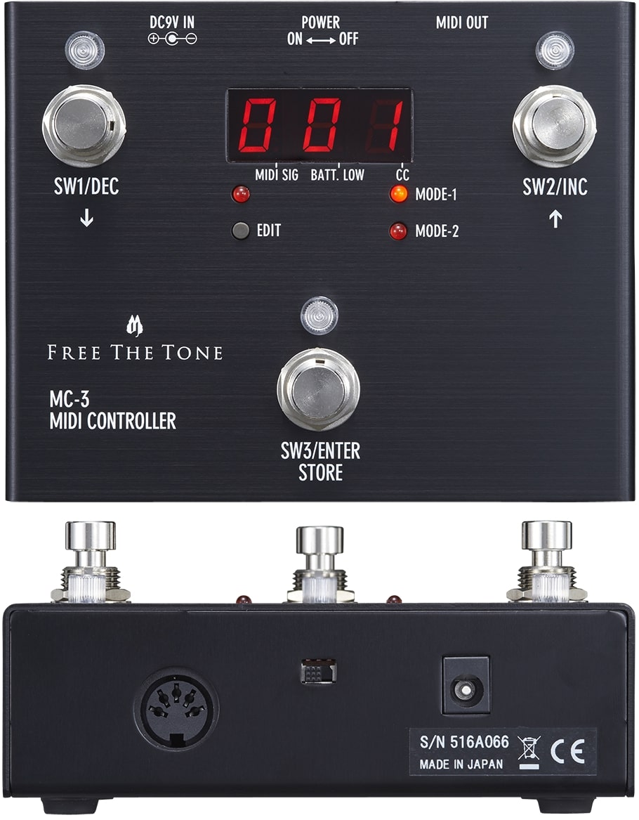 FREE THE TONE / MC-3 MIDI CONTROLLER MIDIコントローラー フリーザ