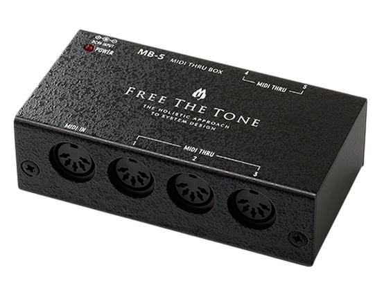 FREE THE TONE / MB-5 MIDI THRU BOX MIDIスルーボックス 日本製 Made