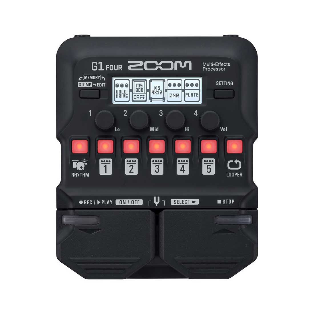 無償オンラインユーザー登録で安心の3年間製品保証】ZOOM / G1 FOUR