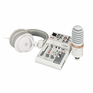 YAMAHA ヤマハ / AG03MK2 W LSPK (ホワイト) ライブストリーミングパッケージ