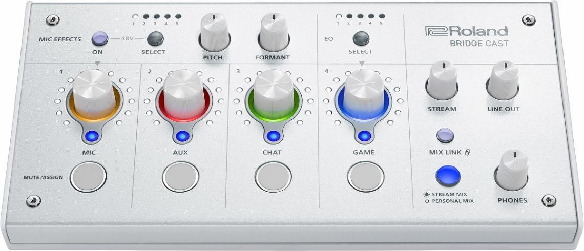 Roland ローランド / BRIDGE CAST ICE WHITE (BRC-WH) ゲーミング