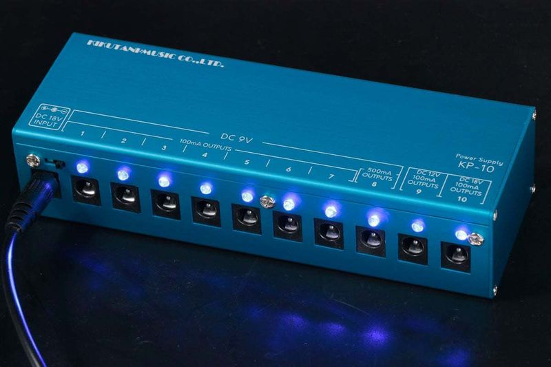 [イシバシ楽器限定カラーモデル/大人気最強コスパ・パワーサプライ!]  KIKUTANI / KP-10 "BLUE"  パワーサプライ