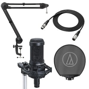 audio-technica オーディオテクニカ / AT2050 DCバイアス・コンデンサー・マイクロホン ［純正オプションセット］