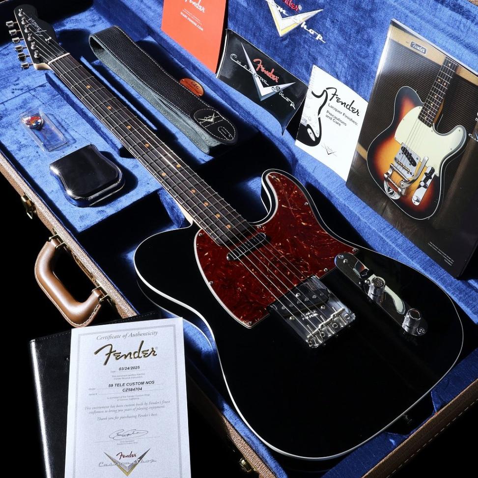 Fender Custom Shop / Custom Built 1959 Telecaster Custom NOS Black