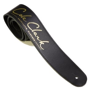Cole Clark / Leather Strap - Black With Gold Logo オーストラリア製 コールクラーク ストラップ 本皮