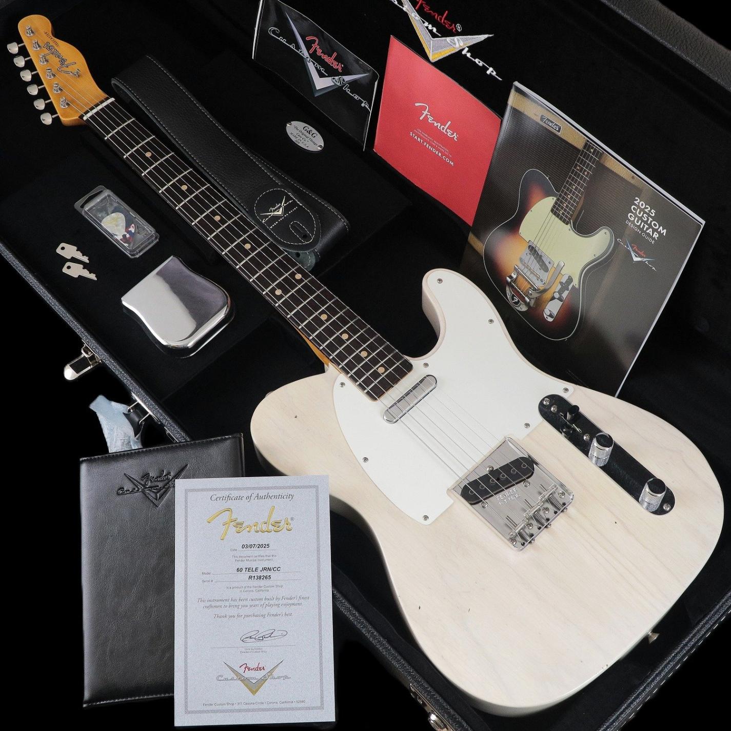 テレキャスタータイプ ホワイト Fender / Made in Japan Traditional 2025 Collection 60s Telecaster