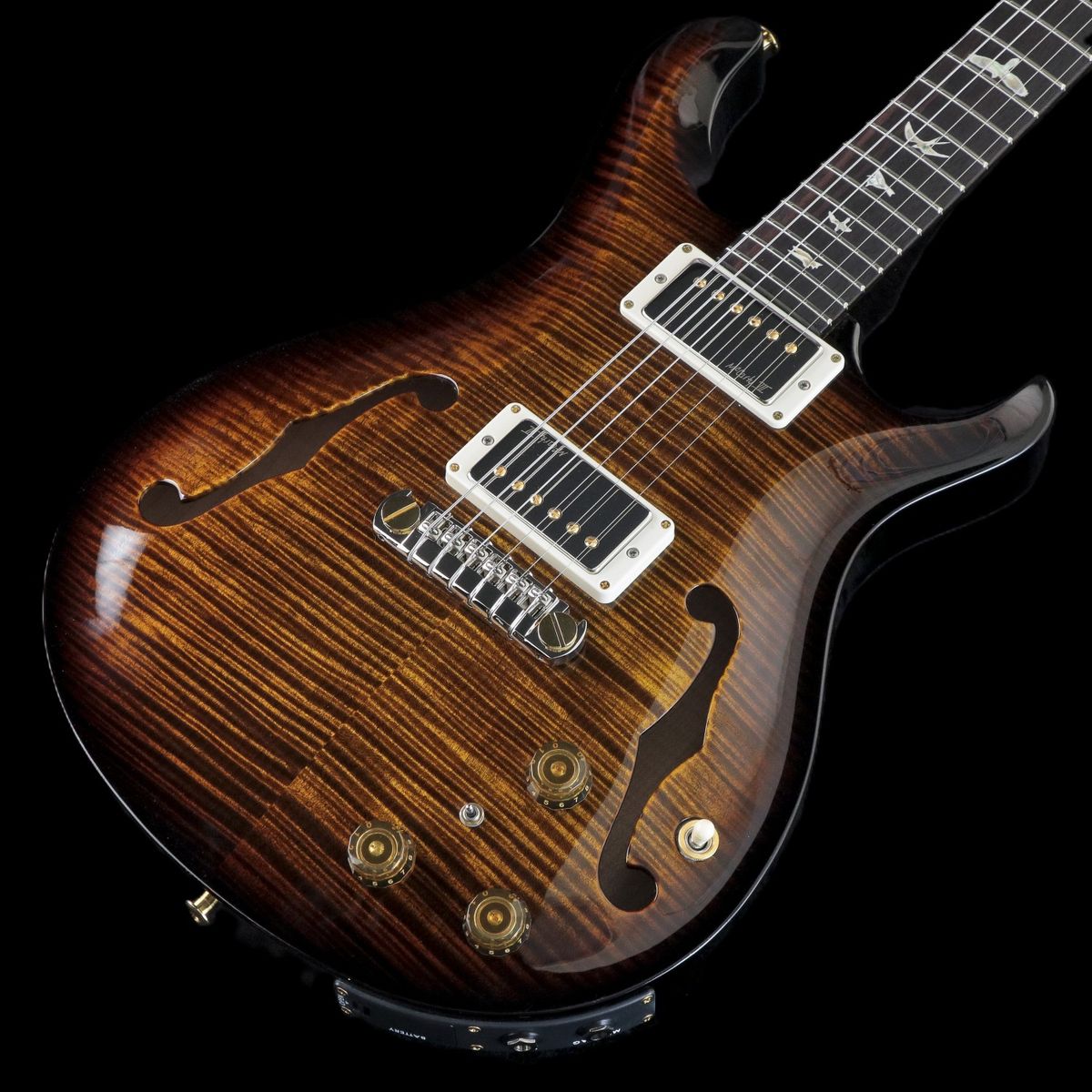 Paul Reed Smith (PRS) / 2024 Hollowbody II Piezo 10Top Black Gold