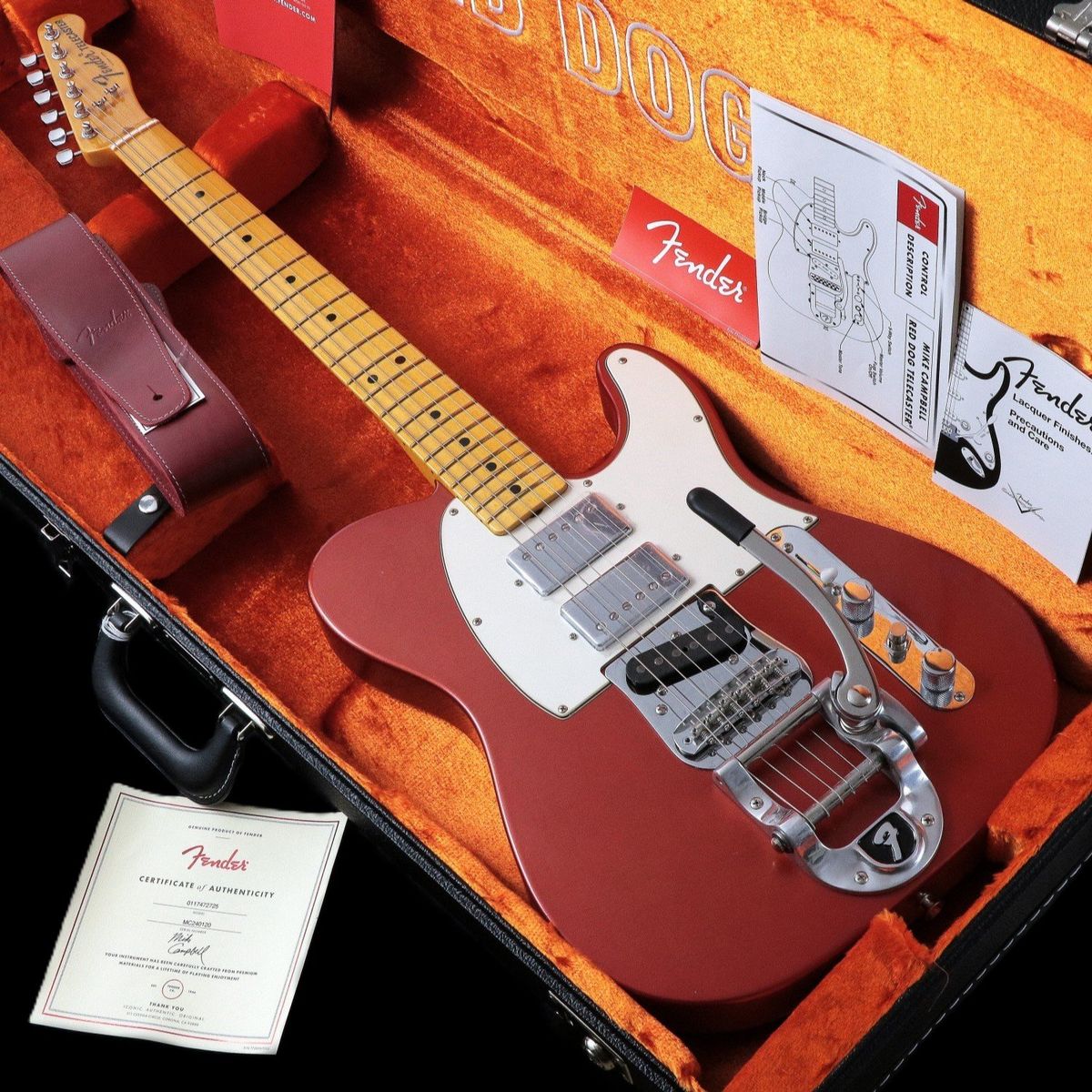 Fender /Mike Campbell Red Dog Telecaster Maple Fingerboard Red Dog