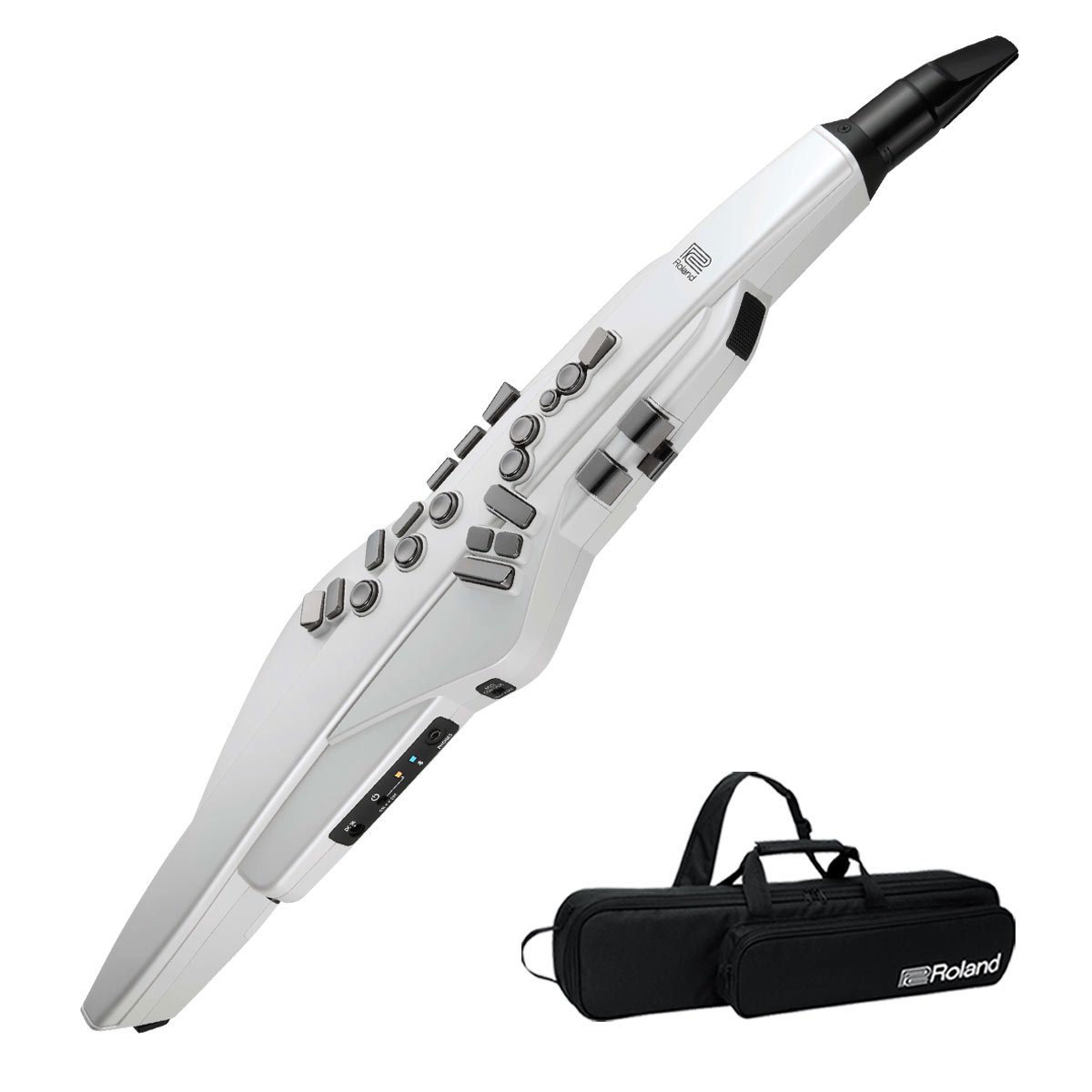 【保証付き超美品】ROLAND Aerophone AE-20W エアロフォン Roland / AEROPHONE AE-20W エアロフォン ホワイト デジタル管楽器