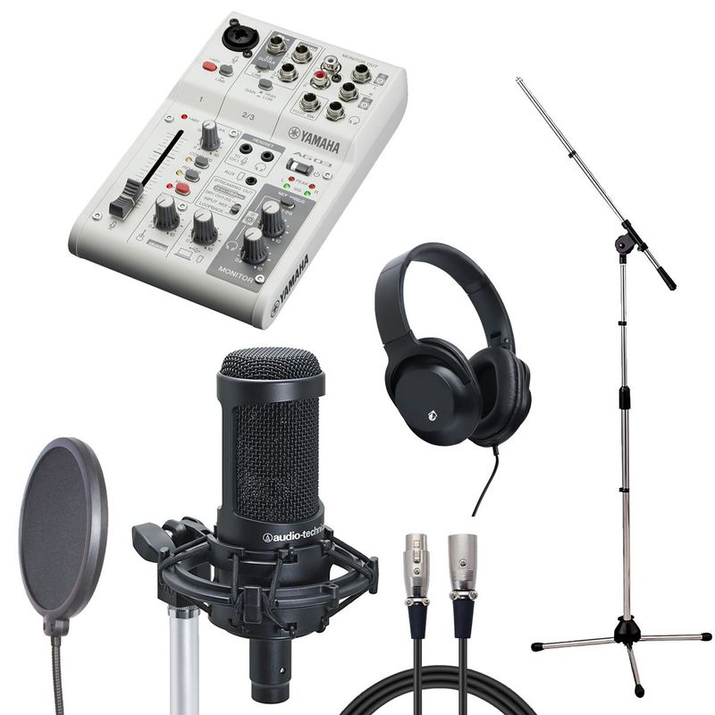 YAMAHA / AG03 MK2 WH × audio-technica AT2050 【配信/レコーディング