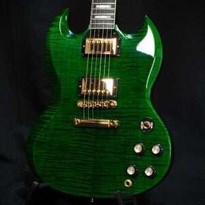 Gibson Custom Shop / Hand Picked SG Custom Figured Top 2P.U. Gloss Green Widow【S/N CS501017】【御茶ノ水本店FINEST GUITARS】