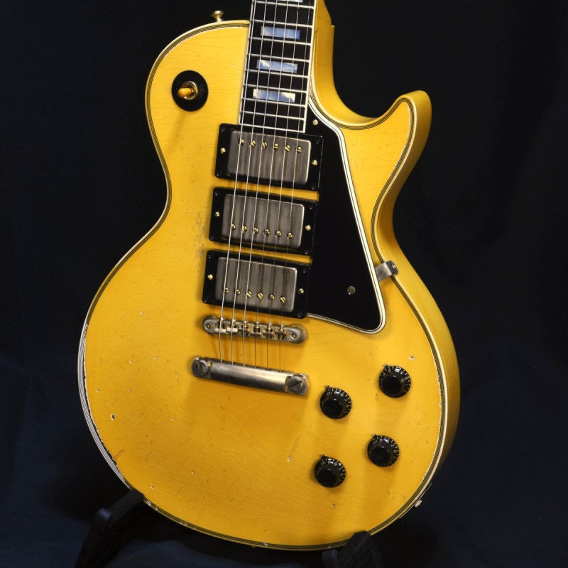 Gibson Custom Shop / Murphy Lab 1957 Les Paul Custom 3P.U Heavy Aged Heavy Antique White【S/N 741167】