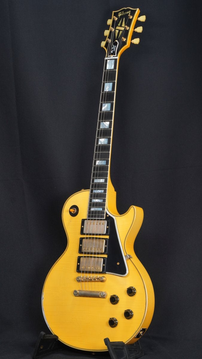 GIBSON CUSTOM / Murphy Lab 1957 Les Paul Custom 3PU Heavy Aged M2M Heavy Antique White 【아울렛 특가】 【오차노미즈 본점 FINEST GUITARS】 사진 2