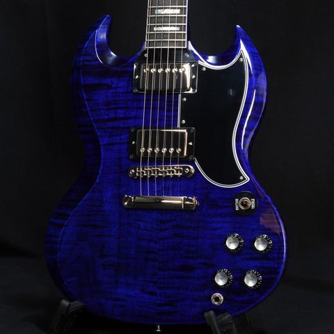 GIBSON CUSTOM / SG Custom Figured Top Gloss Blue Widow 【値下げ】【アウトレット特価】 【御茶ノ水本店FINEST GUITARS】