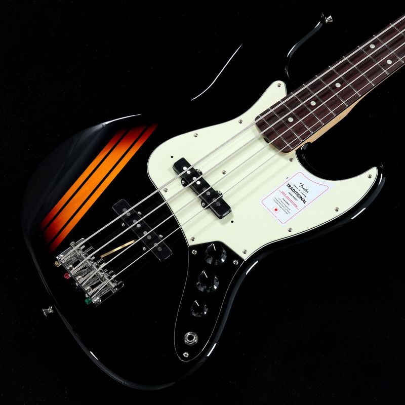 Fender / MIJ Traditional 2025 Collection 60s Jazz Bass Competition Black / 3-Color Sunburst(重量:4.04kg)【渋谷店】《長期展示品アウトレット》《渋谷店セール》