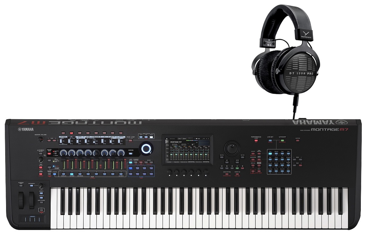 YAMAHA / MONTAGE M7 モニターヘッドホン DT 1990 PRO MK IIセット