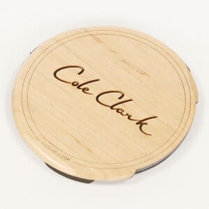Cole Clark / Lutehole Soundhole Solid Design Cover Maple For FL & LL Mini コールクラーク サウンドホール・カバー メイプル