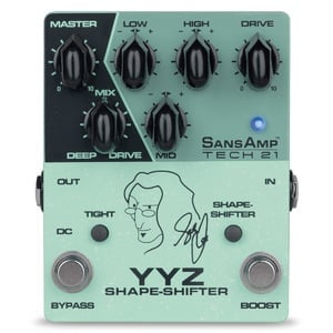 Tech21 / YYZ SHAPE-SHIFTER ベース用DI Geddy Lee ゲディー・リー