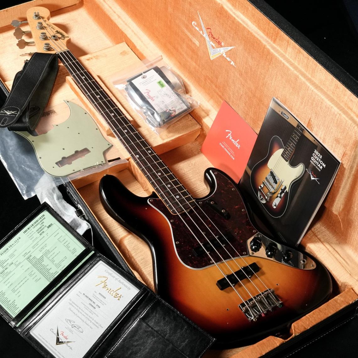 Fender Custom Shop / 1965 Jazz Bass Relic3Tone Sunburst【S/N:CZ586399】【渋谷店】【1/6値下げ!】《アウトレット》