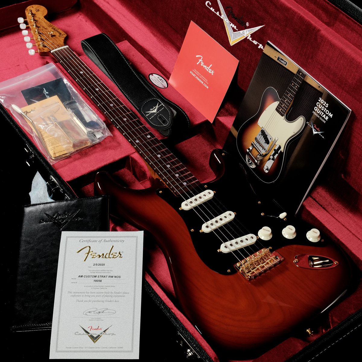 本日00時までCUSTOM STRATOCASTER Fender Custom Shop / American Custom Stratocaster NOS Violin Burst