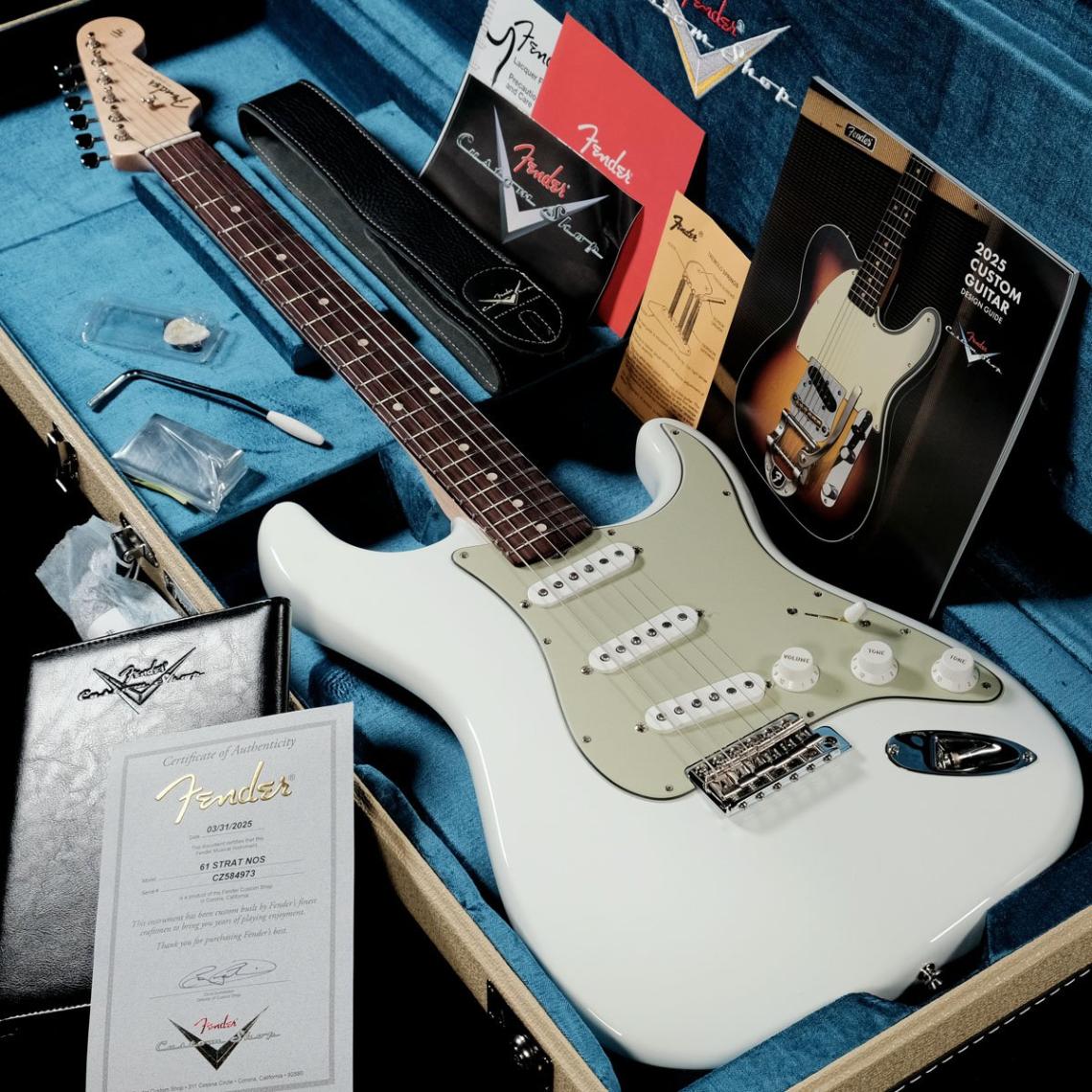Fender Custom Shop / Custom Built 1961 Stratocaster NOS Olympic