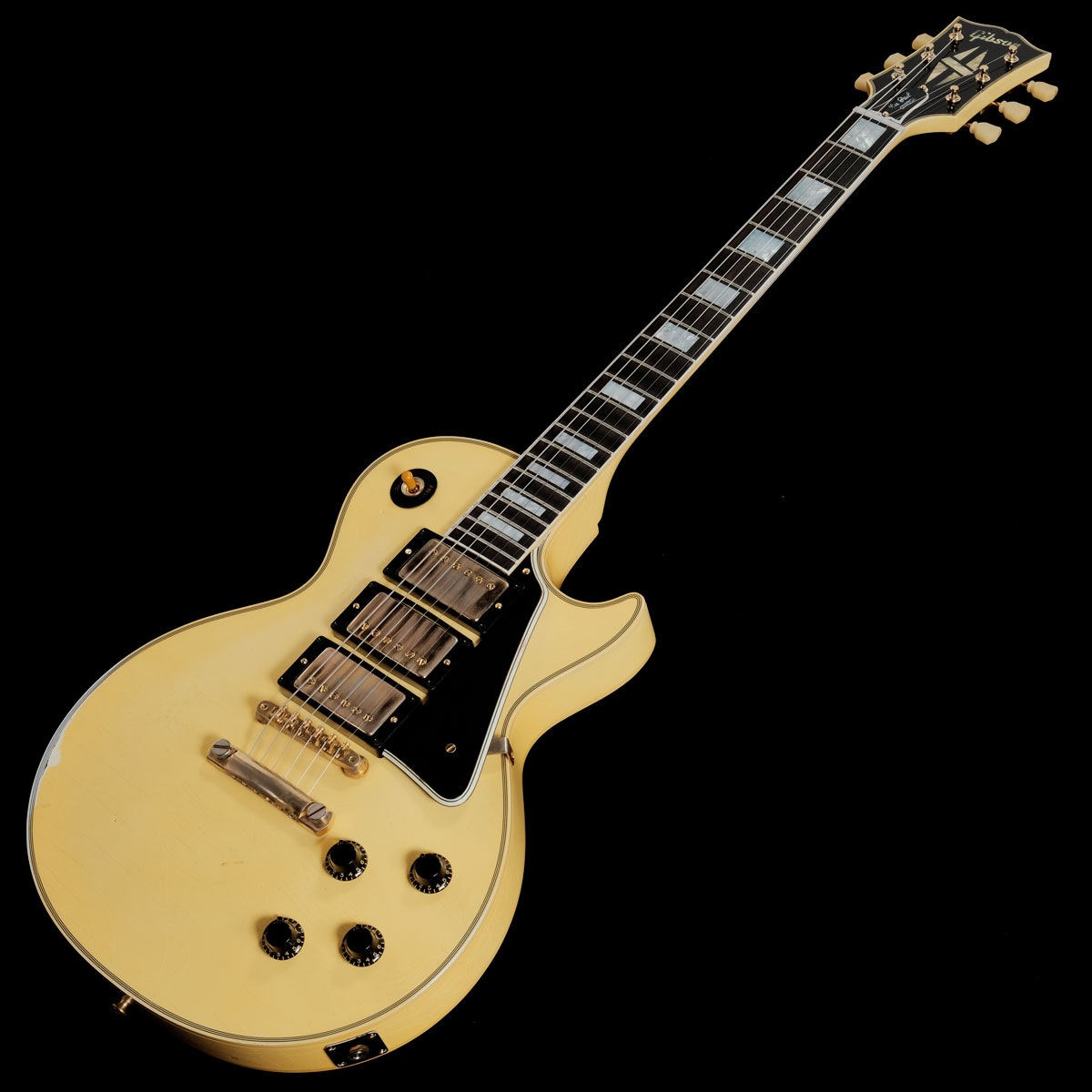 Gibson Custom / Murphy Lab 1957 Les Paul Custom 3pu Heavy Antique White w/Stinger【S/N 741020】【시부야점】《장기 전시품 아울렛》《시부야점 세일》 사진 2