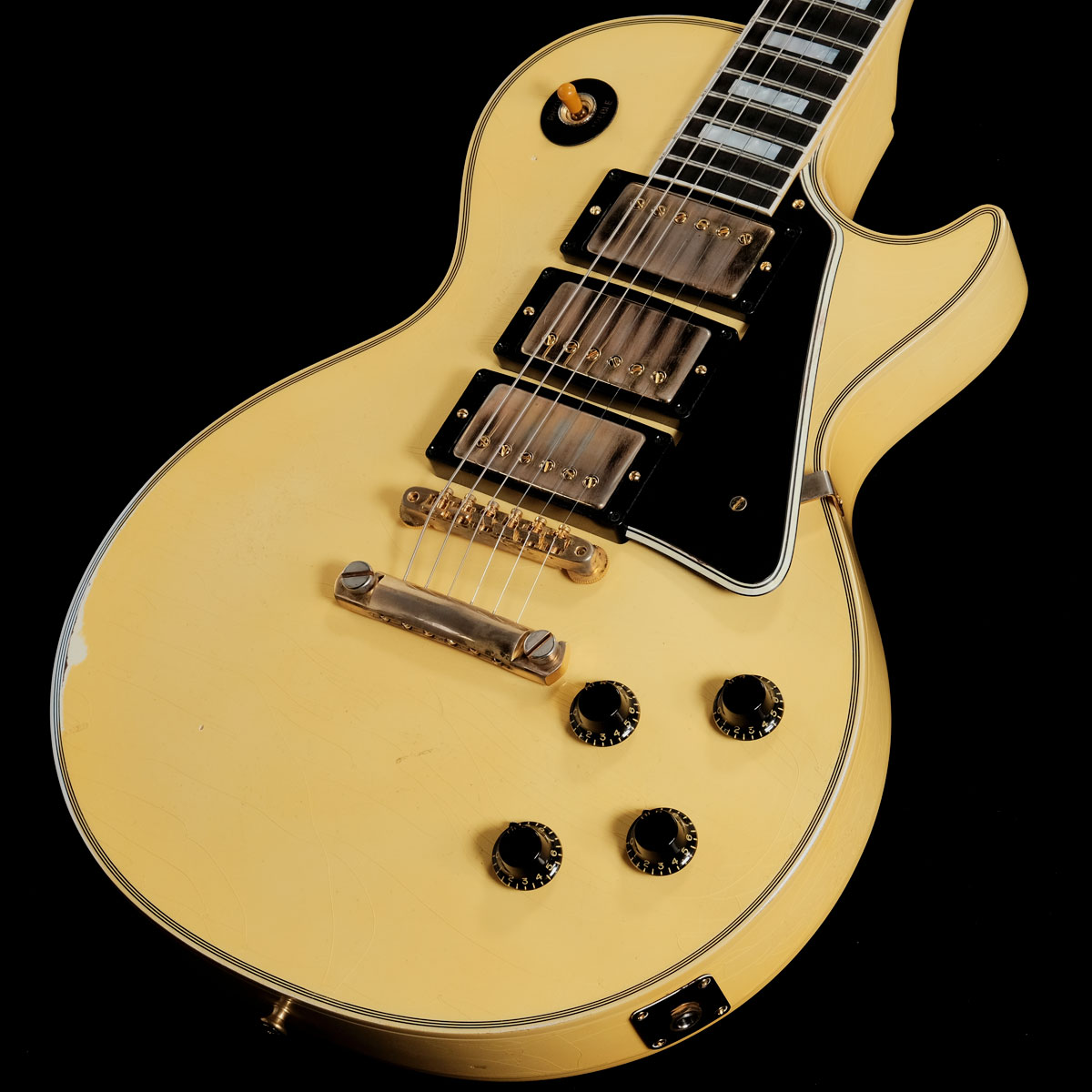 Gibson Custom / Murphy Lab 1957 Les Paul Custom 3pu Heavy Antique White w/Stinger【S/N 741020】【시부야점】《장기 전시품 아울렛》《시부야점 세일》 사진 4