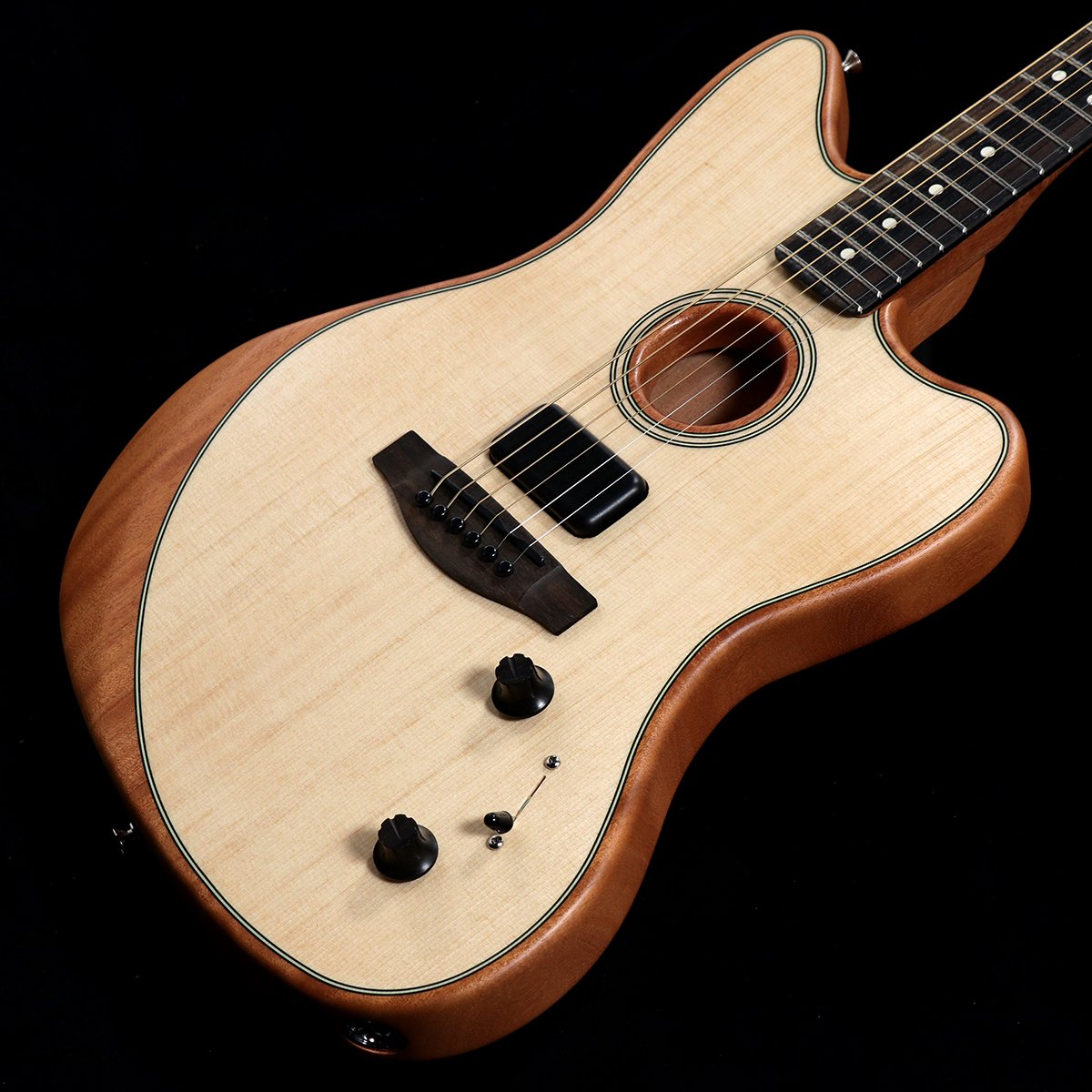 Fender / American Acoustasonic Jazzmaster Natural(重量:2.46kg)【S