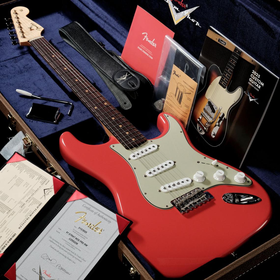 Fender Custom Shop / Master Built 1961 Stratocaster NOS Fiesta Red